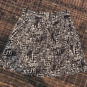 Funky-patterned Forever 21 Skirt with POCKETS!